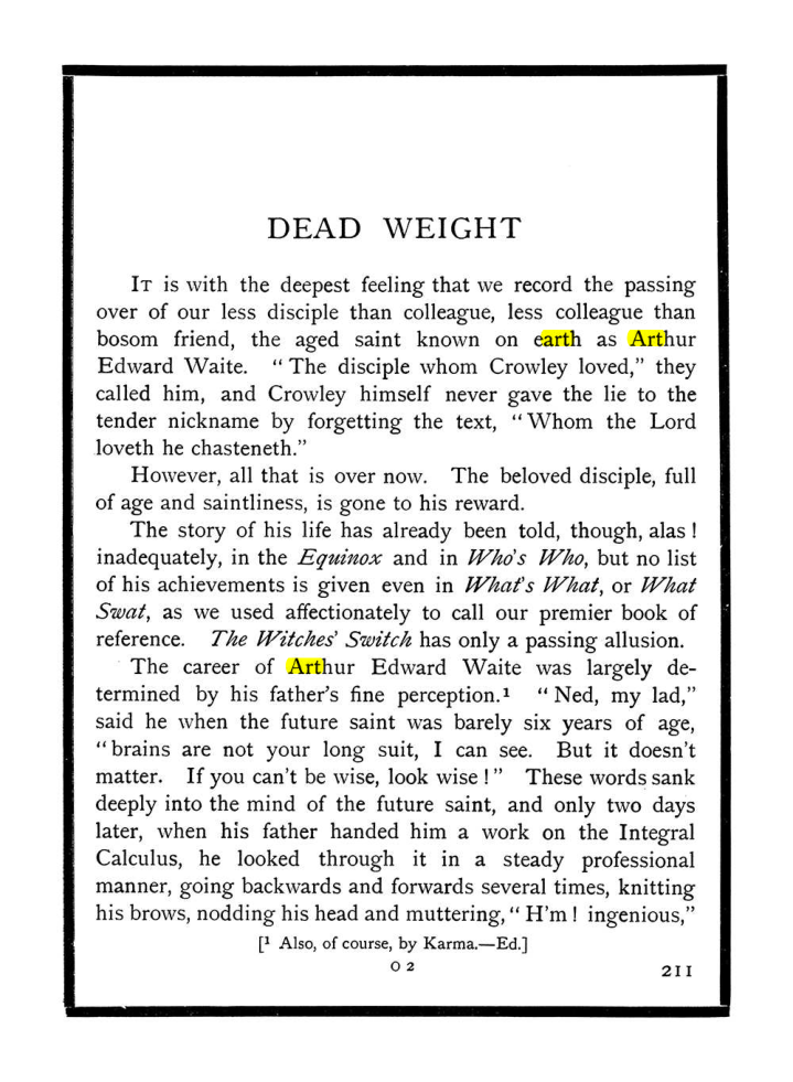 Original scan of The Equinox (Volume I, Number IX), PDF page 249