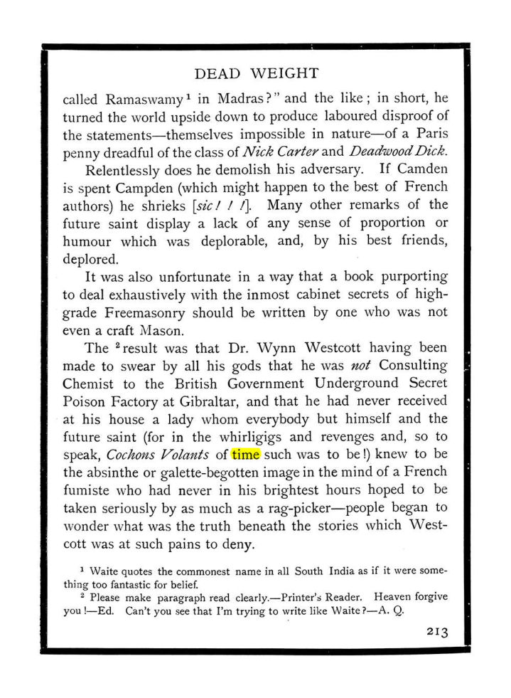 Original scan of The Equinox (Volume I, Number IX), PDF page 251