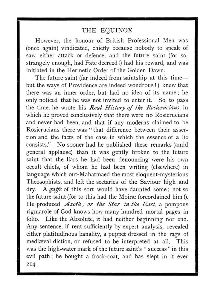 Original scan of The Equinox (Volume I, Number IX), PDF page 252