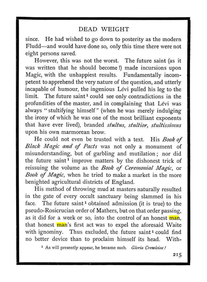 Original scan of The Equinox (Volume I, Number IX), PDF page 253