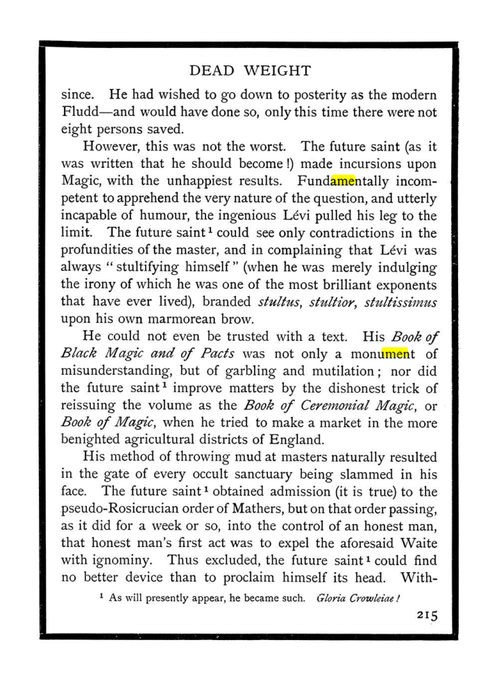 Original scan of The Equinox (Volume I, Number IX), PDF page 253