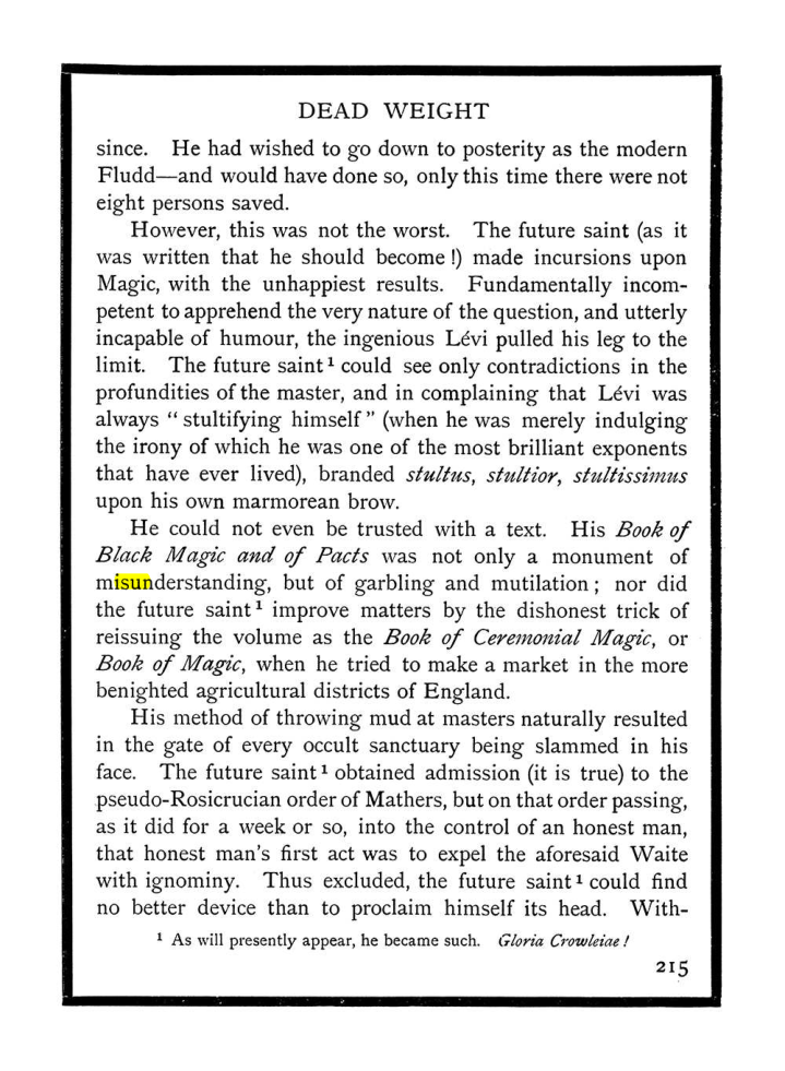 Original scan of The Equinox (Volume I, Number IX), PDF page 253