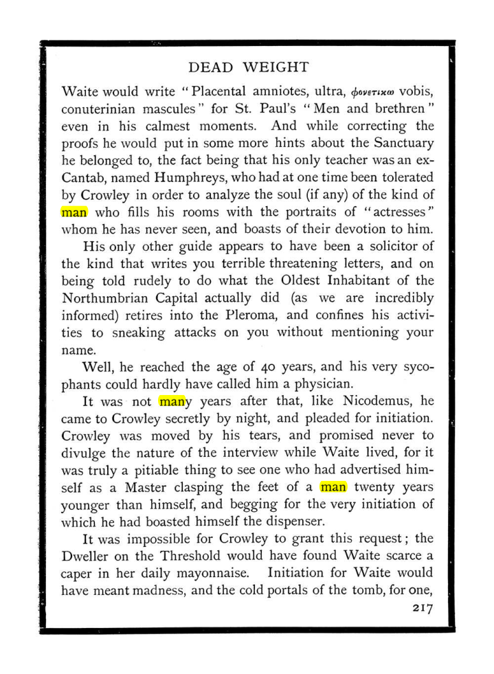 Original scan of The Equinox (Volume I, Number IX), PDF page 255