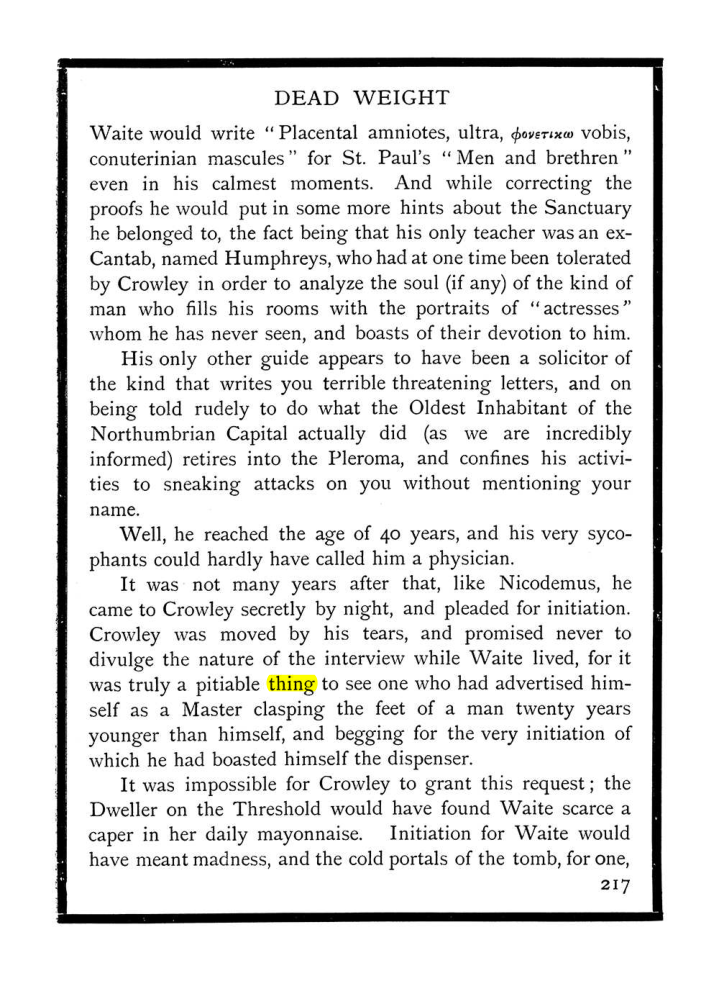 Original scan of The Equinox (Volume I, Number IX), PDF page 255