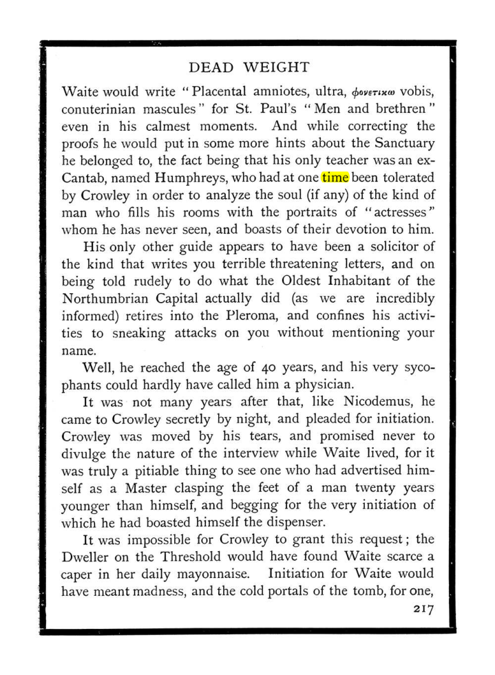 Original scan of The Equinox (Volume I, Number IX), PDF page 255