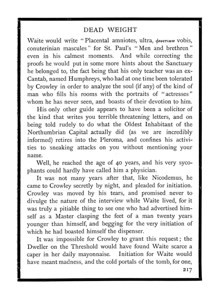 Original scan of The Equinox (Volume I, Number IX), PDF page 255