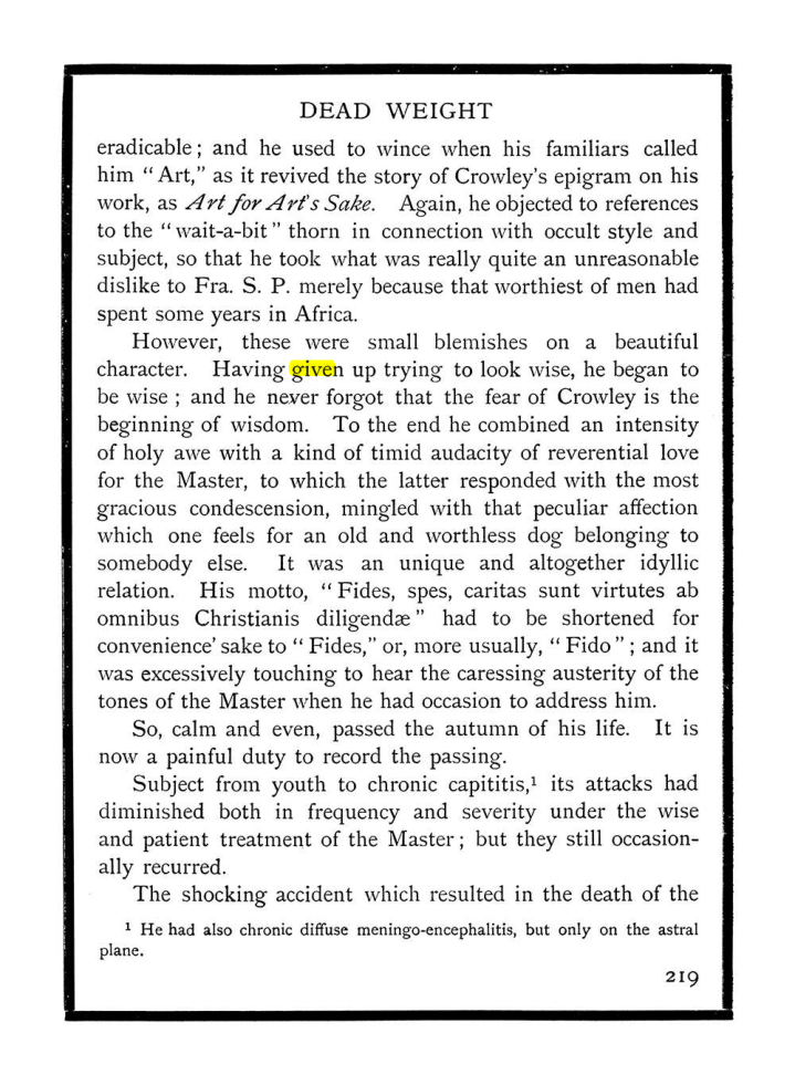 Original scan of The Equinox (Volume I, Number IX), PDF page 257