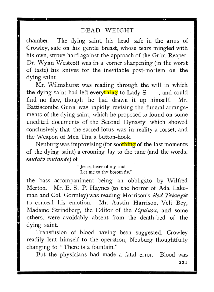 Original scan of The Equinox (Volume I, Number IX), PDF page 259