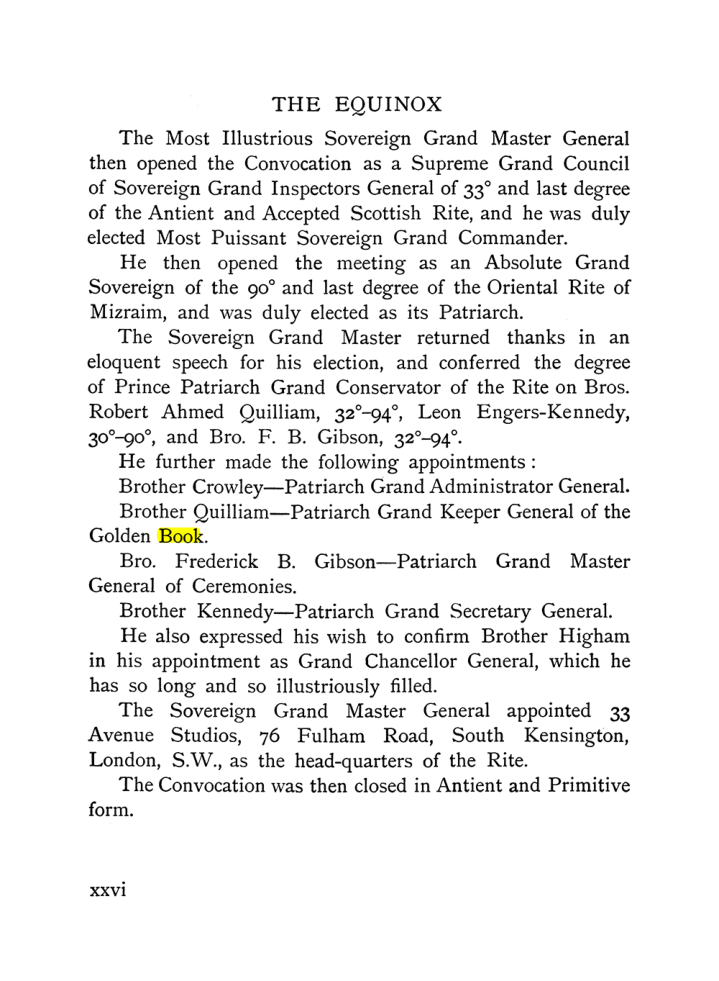 Original scan of The Equinox (Volume I, Number IX), PDF page 26