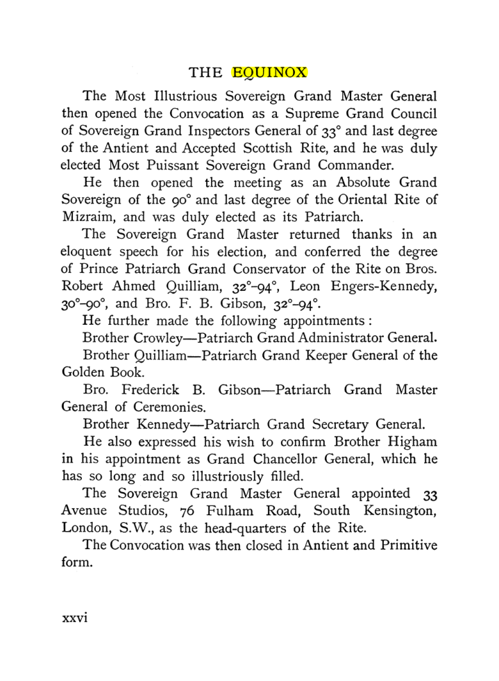 Original scan of The Equinox (Volume I, Number IX), PDF page 26