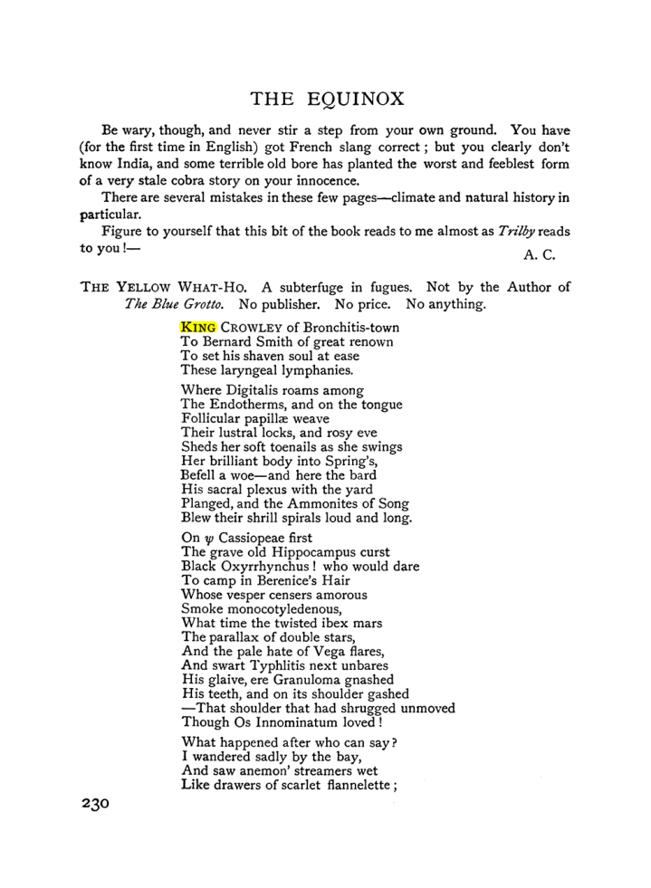 Original scan of The Equinox (Volume I, Number IX), PDF page 268