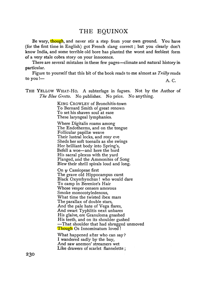 Original scan of The Equinox (Volume I, Number IX), PDF page 268