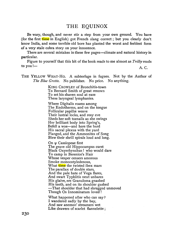 Original scan of The Equinox (Volume I, Number IX), PDF page 268