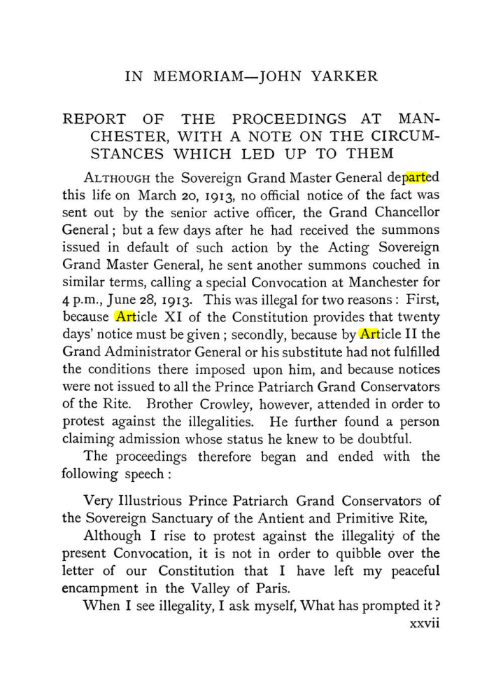 Original scan of The Equinox (Volume I, Number IX), PDF page 27