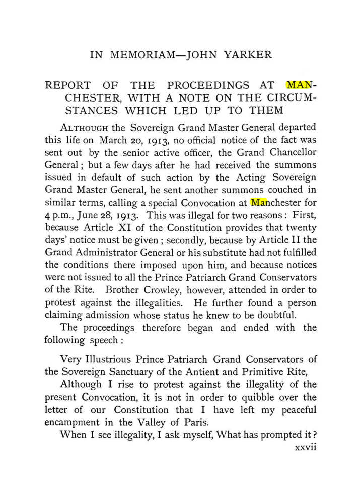 Original scan of The Equinox (Volume I, Number IX), PDF page 27