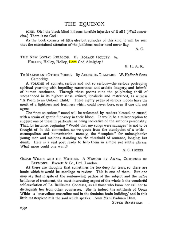 Original scan of The Equinox (Volume I, Number IX), PDF page 270