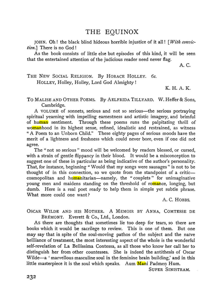 Original scan of The Equinox (Volume I, Number IX), PDF page 270