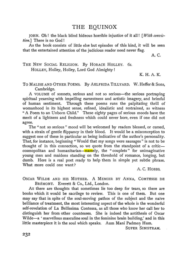 Original scan of The Equinox (Volume I, Number IX), PDF page 270