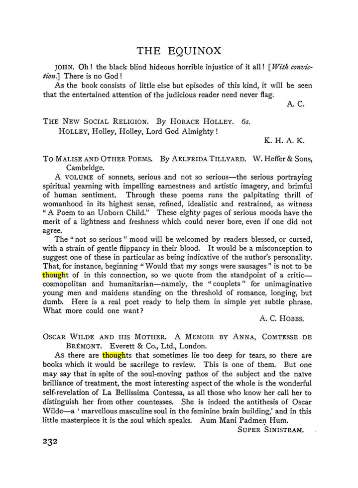 Original scan of The Equinox (Volume I, Number IX), PDF page 270