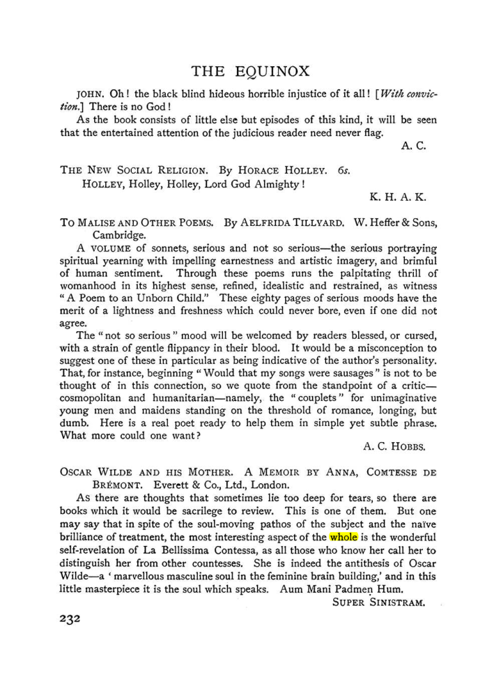 Original scan of The Equinox (Volume I, Number IX), PDF page 270