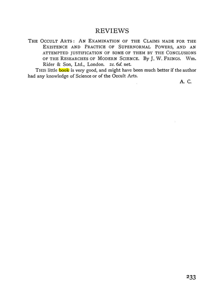Original scan of The Equinox (Volume I, Number IX), PDF page 271