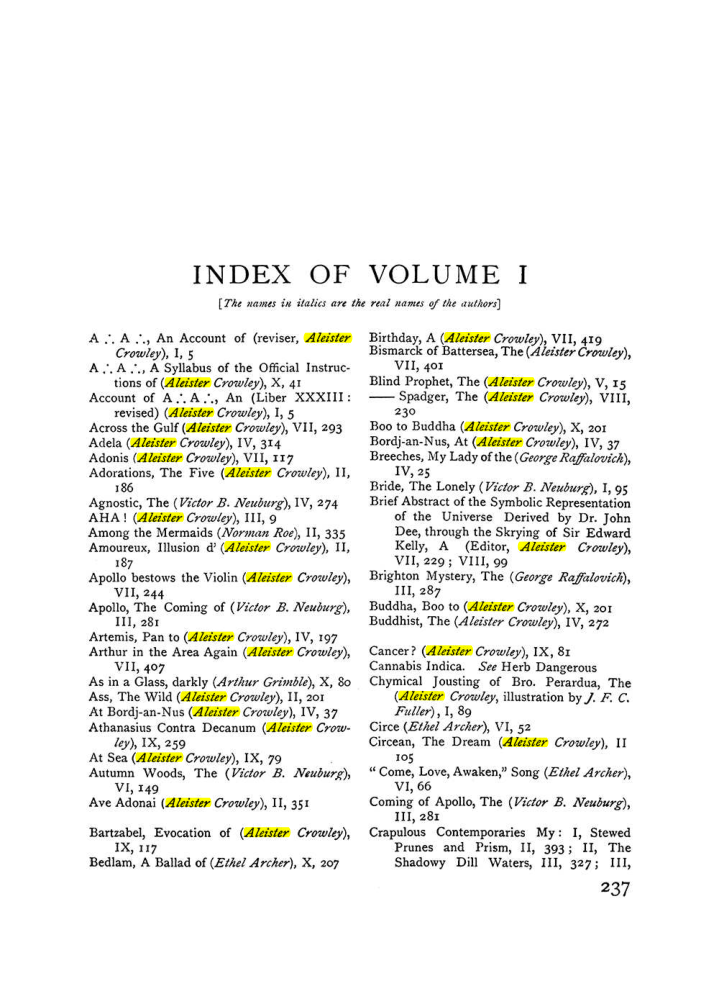 Original scan of The Equinox (Volume I, Number IX), PDF page 275
