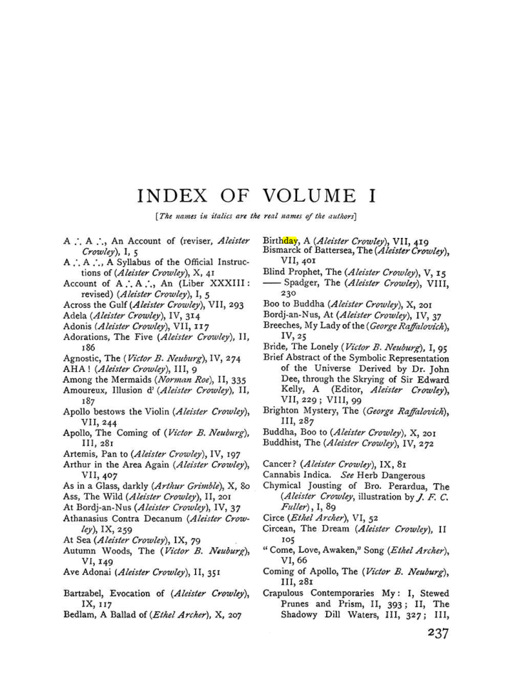 Original scan of The Equinox (Volume I, Number IX), PDF page 275