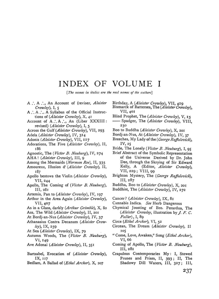 Original scan of The Equinox (Volume I, Number IX), PDF page 275