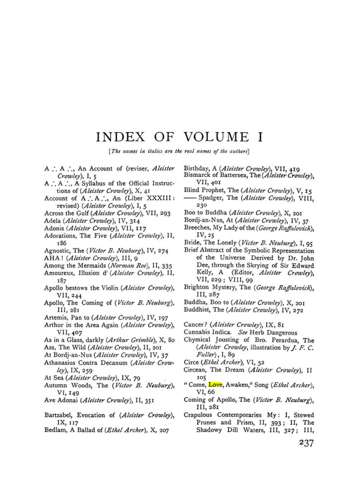 Original scan of The Equinox (Volume I, Number IX), PDF page 275
