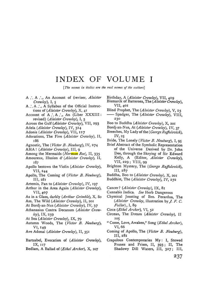Original scan of The Equinox (Volume I, Number IX), PDF page 275