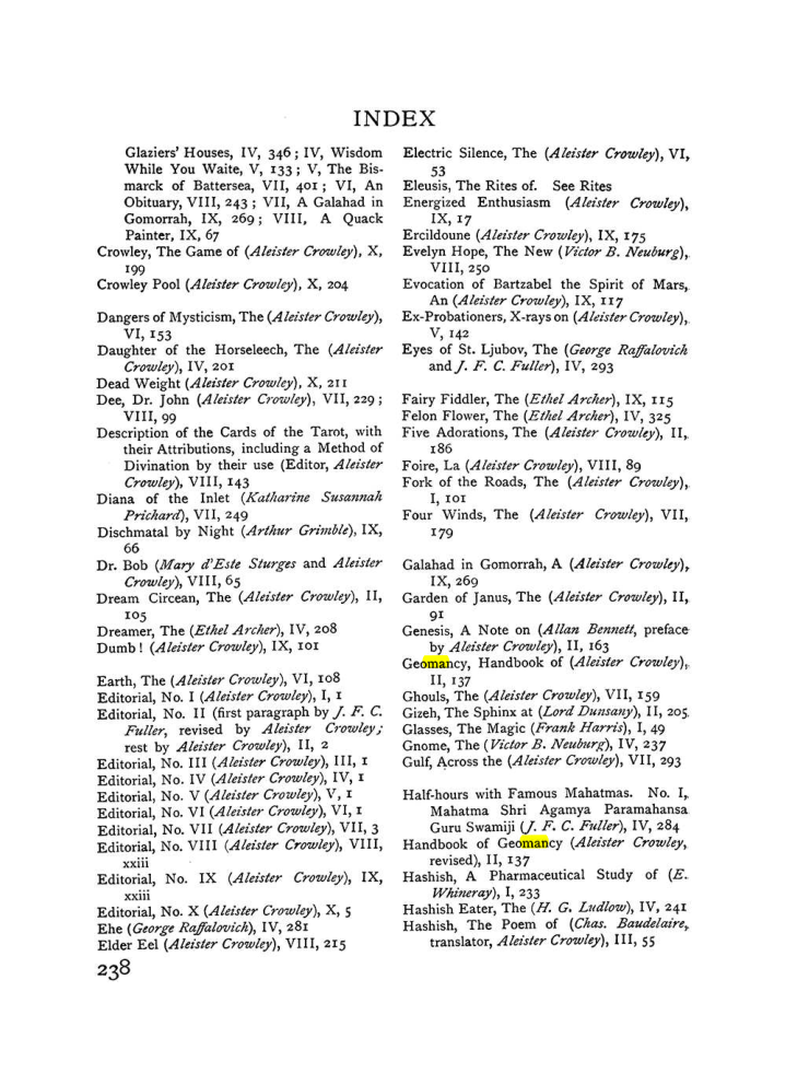 Original scan of The Equinox (Volume I, Number IX), PDF page 276