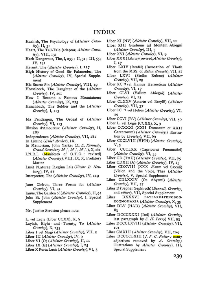 Original scan of The Equinox (Volume I, Number IX), PDF page 277