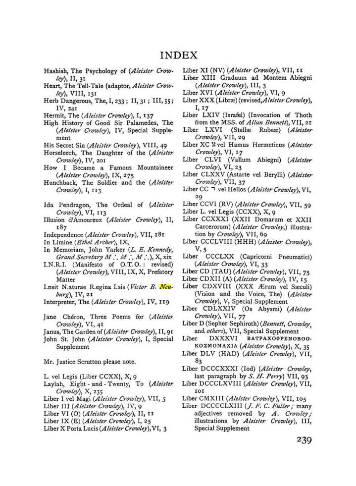 Original scan of The Equinox (Volume I, Number IX), PDF page 277