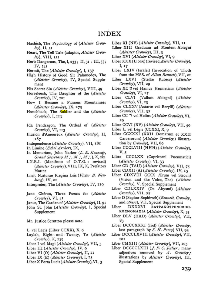 Original scan of The Equinox (Volume I, Number IX), PDF page 277