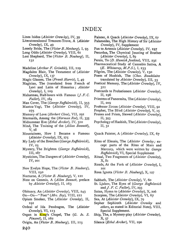 Original scan of The Equinox (Volume I, Number IX), PDF page 278