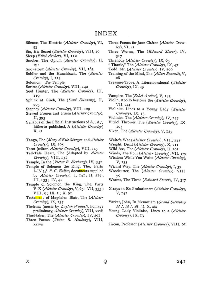 Original scan of The Equinox (Volume I, Number IX), PDF page 279