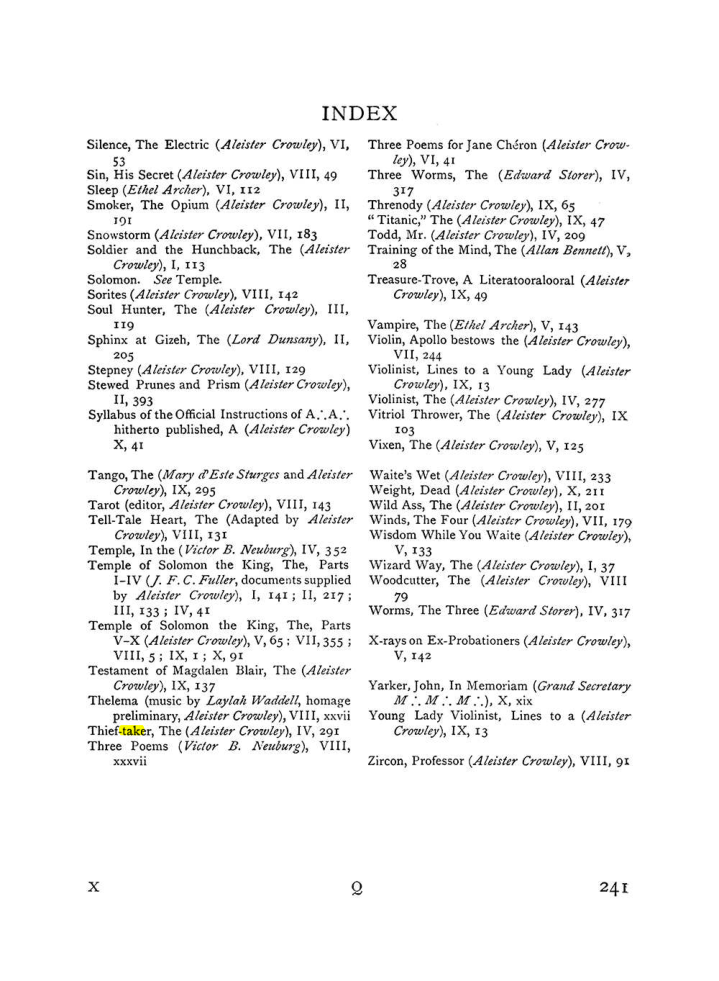 Original scan of The Equinox (Volume I, Number IX), PDF page 279