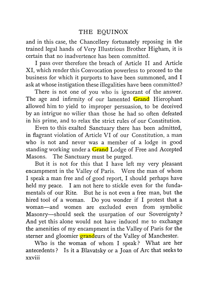 Original scan of The Equinox (Volume I, Number IX), PDF page 28