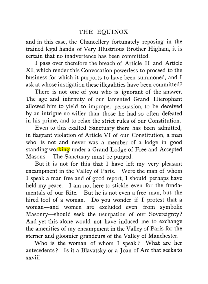 Original scan of The Equinox (Volume I, Number IX), PDF page 28
