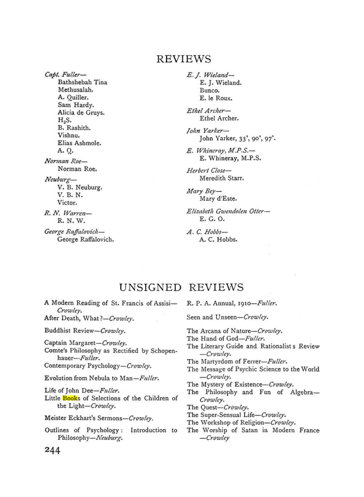 Original scan of The Equinox (Volume I, Number IX), PDF page 282