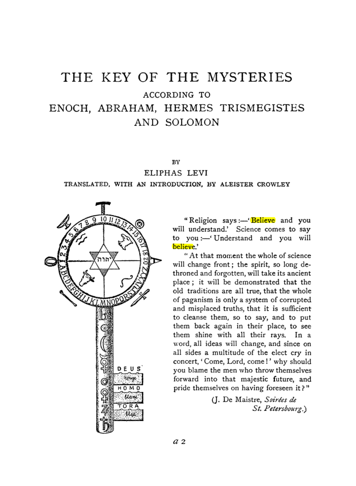 Original scan of The Equinox (Volume I, Number IX), PDF page 285