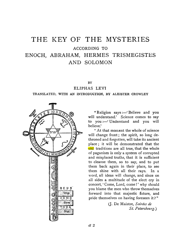 Original scan of The Equinox (Volume I, Number IX), PDF page 285