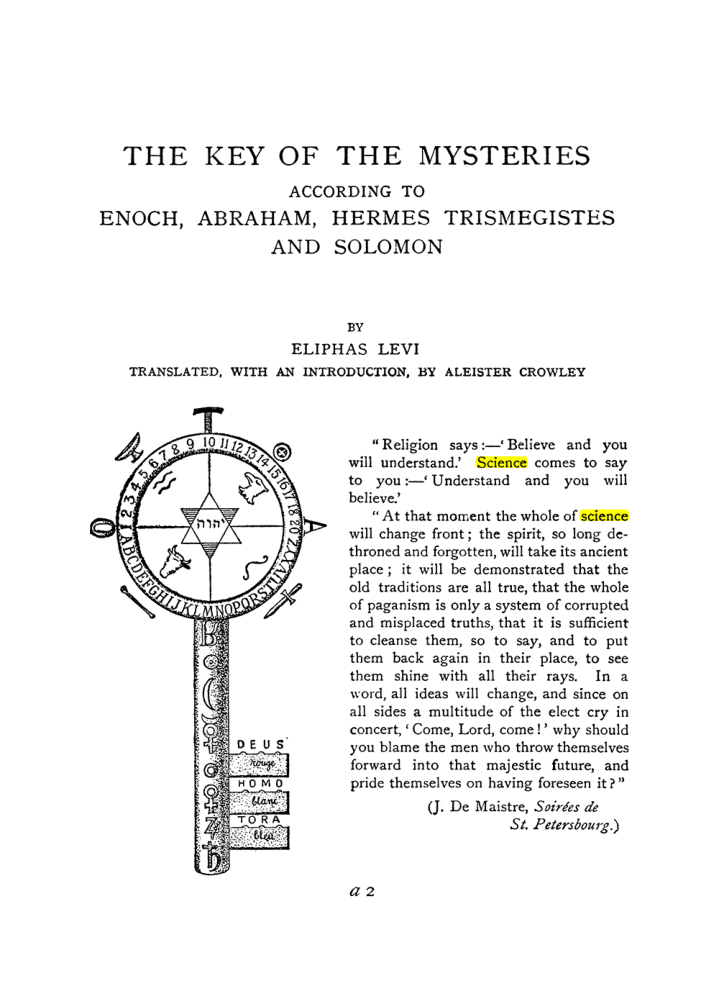 Original scan of The Equinox (Volume I, Number IX), PDF page 285