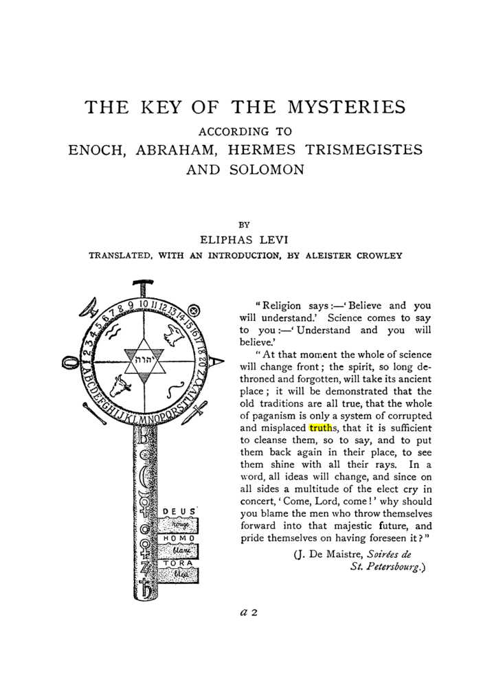 Original scan of The Equinox (Volume I, Number IX), PDF page 285