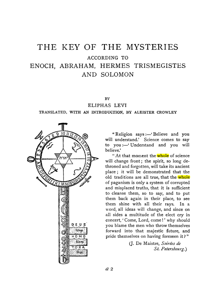 Original scan of The Equinox (Volume I, Number IX), PDF page 285