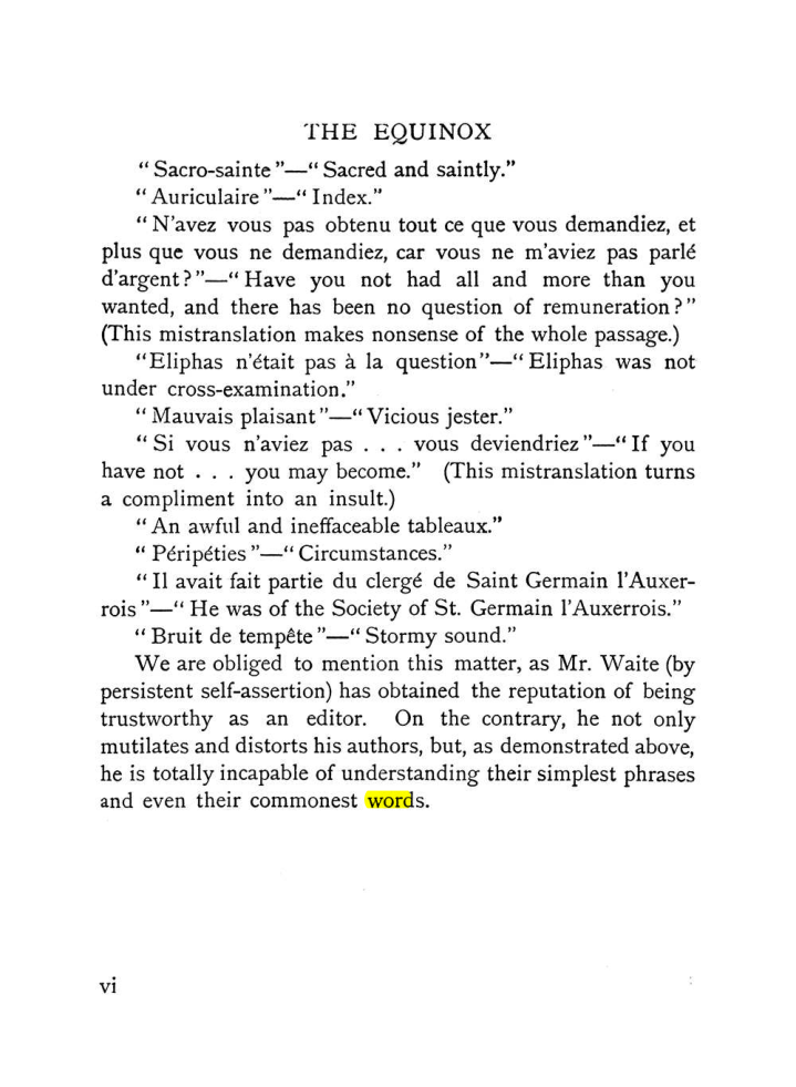 Original scan of The Equinox (Volume I, Number IX), PDF page 288