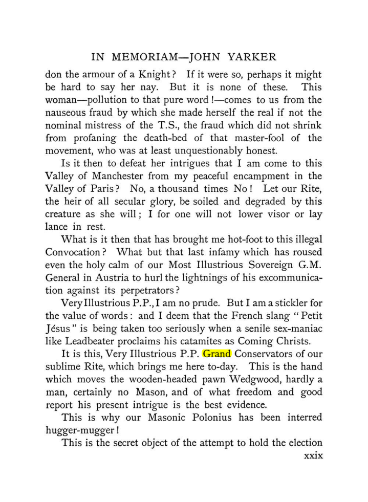 Original scan of The Equinox (Volume I, Number IX), PDF page 29
