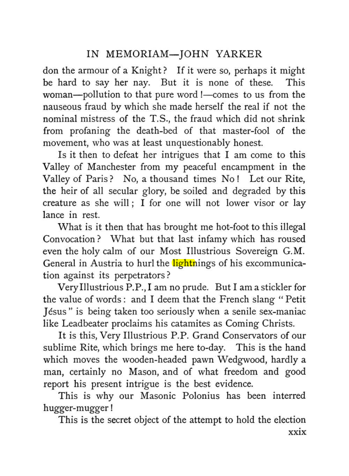 Original scan of The Equinox (Volume I, Number IX), PDF page 29