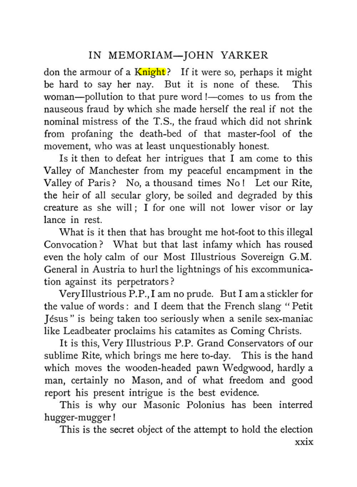 Original scan of The Equinox (Volume I, Number IX), PDF page 29