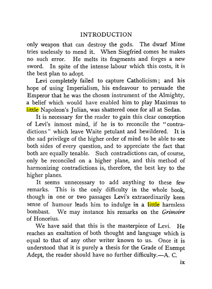 Original scan of The Equinox (Volume I, Number IX), PDF page 291